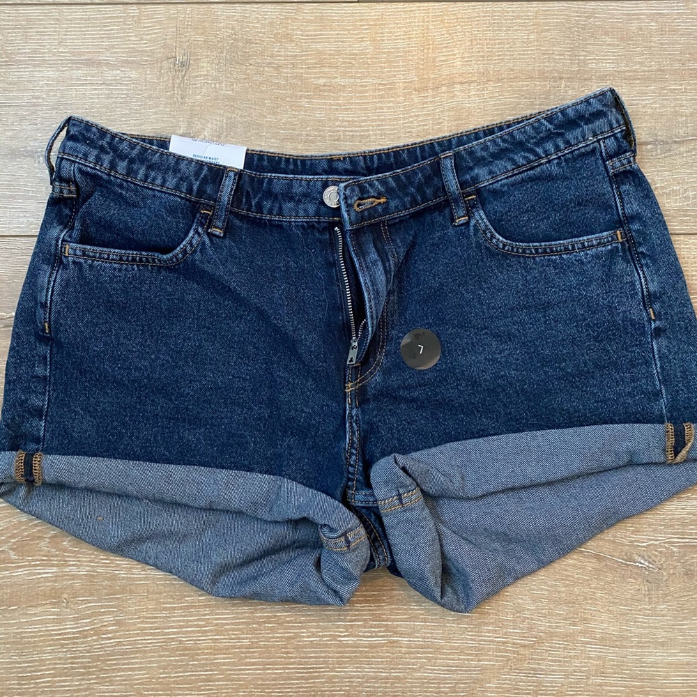 Dark Denim Jean Shorts